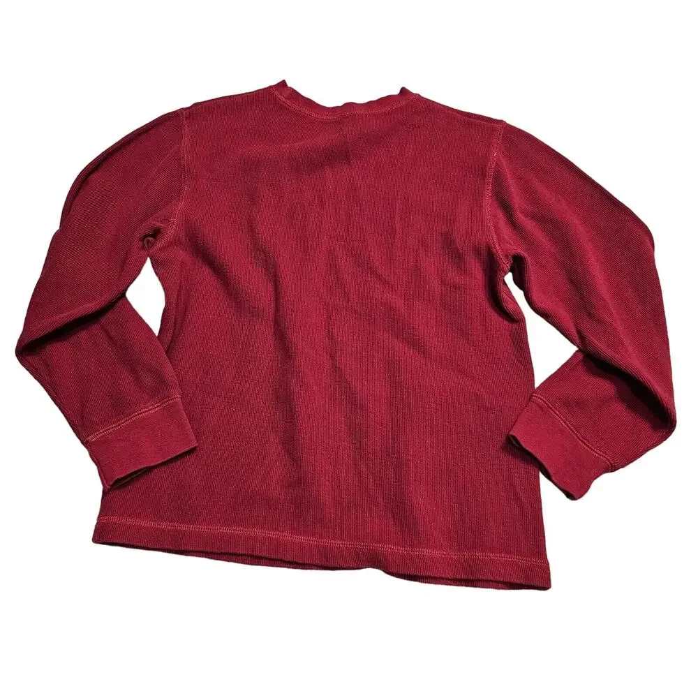 Gymboree Empire State Express Long Sleeves Thermal Shirt Boys Sz 10 Red